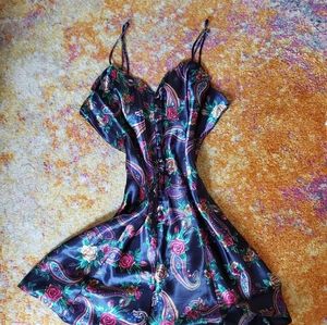 Victoria's secret vintage multicolor babydoll dress
